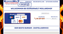 Desktop Screenshot of burgerwelt.com