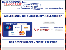 Tablet Screenshot of burgerwelt.com